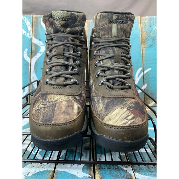 HI-TEC MENS STRIKER WP WATERPROOF CAMO ANKLE BOOTS SIZE 9 Worn Once - Picture 3 of 10